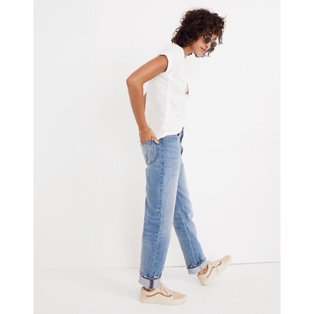 Madewell Dad Jean Light Wash Size 25 - Picture 3 of 6